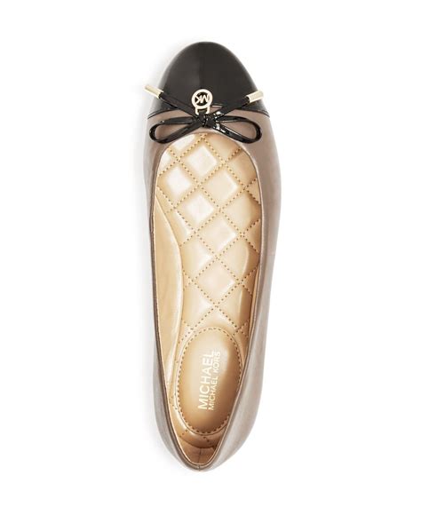 michael kors synthetic leather|michael kors leather flats.